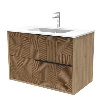 Base de Lavatório Suspensa 2 Gavetas 60cm REEL